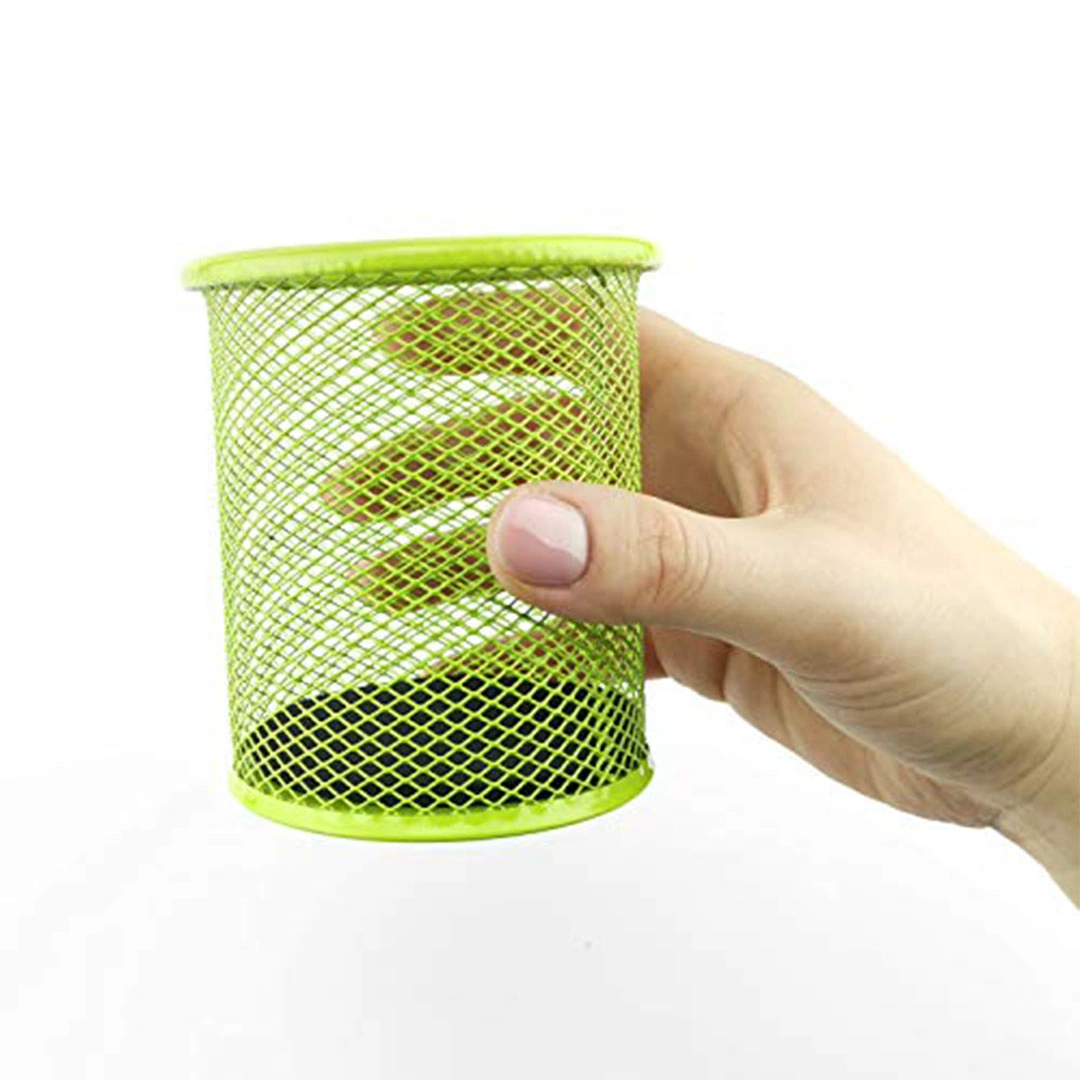 حامل أقلام معدني - أخضر