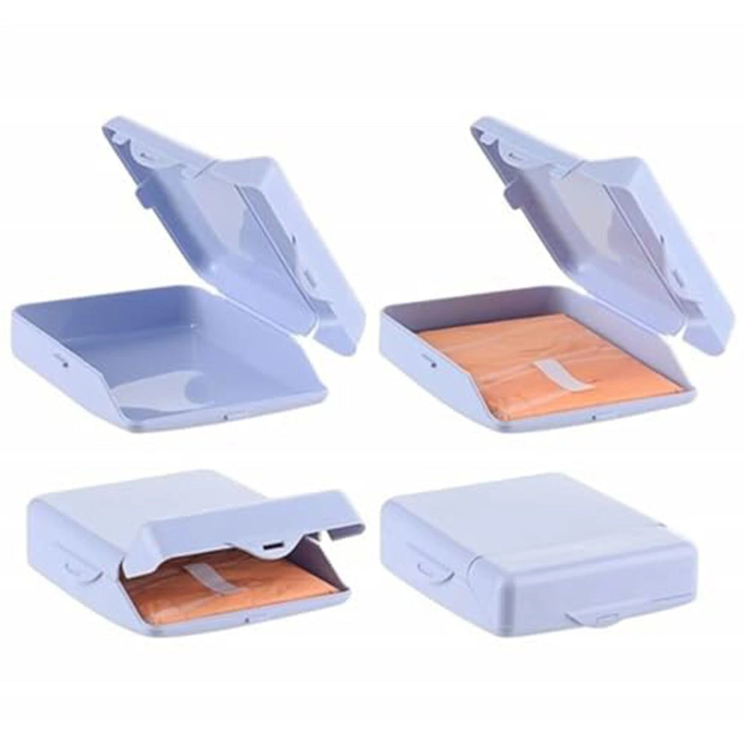 علبة حفظ فوط صحية صغيرة وسهلة الحمل