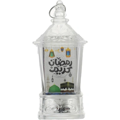 فانوس اكلريك وسط -  شفاف