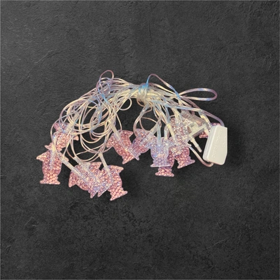 فرع ليد كريستال شكل فانوس - شفاف - 12 ليد