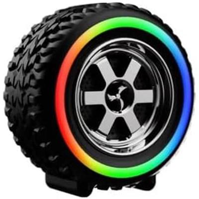 سماعة صب شكل كاوتش سيارة - اسود