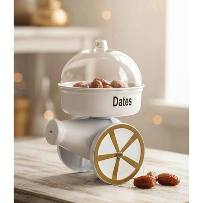 مدفع رمضان للتسالي - 16 سم - أبيض