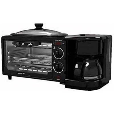 محضر فطار 3*1 - 1200 وات - أسود