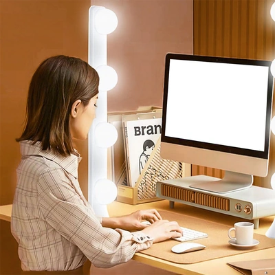 إضاءة LED على شكل لمبات للمرآة - 3 درجات