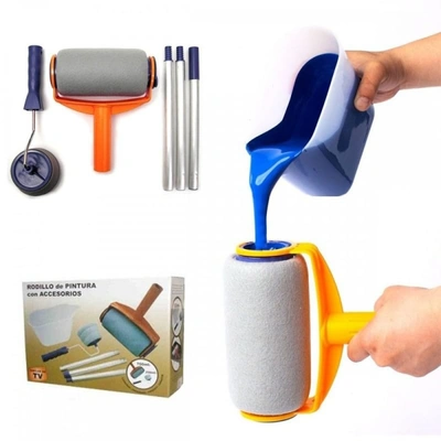 رولة تلوين مزودة بخزان