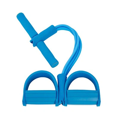 أداة تمرين مطاطية لسحب وشد الجسم 4 في 1 - لبني