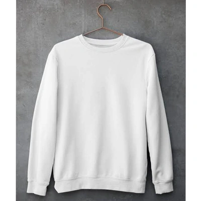 سويت شيرت كاجوال للجنسين - أبيض