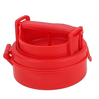 مكبس برجر بلاستيك - أحمر