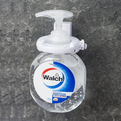 حامل زجاجات الشاور جل والصابون - أبيض