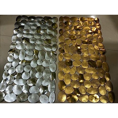 دواسة حمام على شكل صدف - رمادي - 70*35