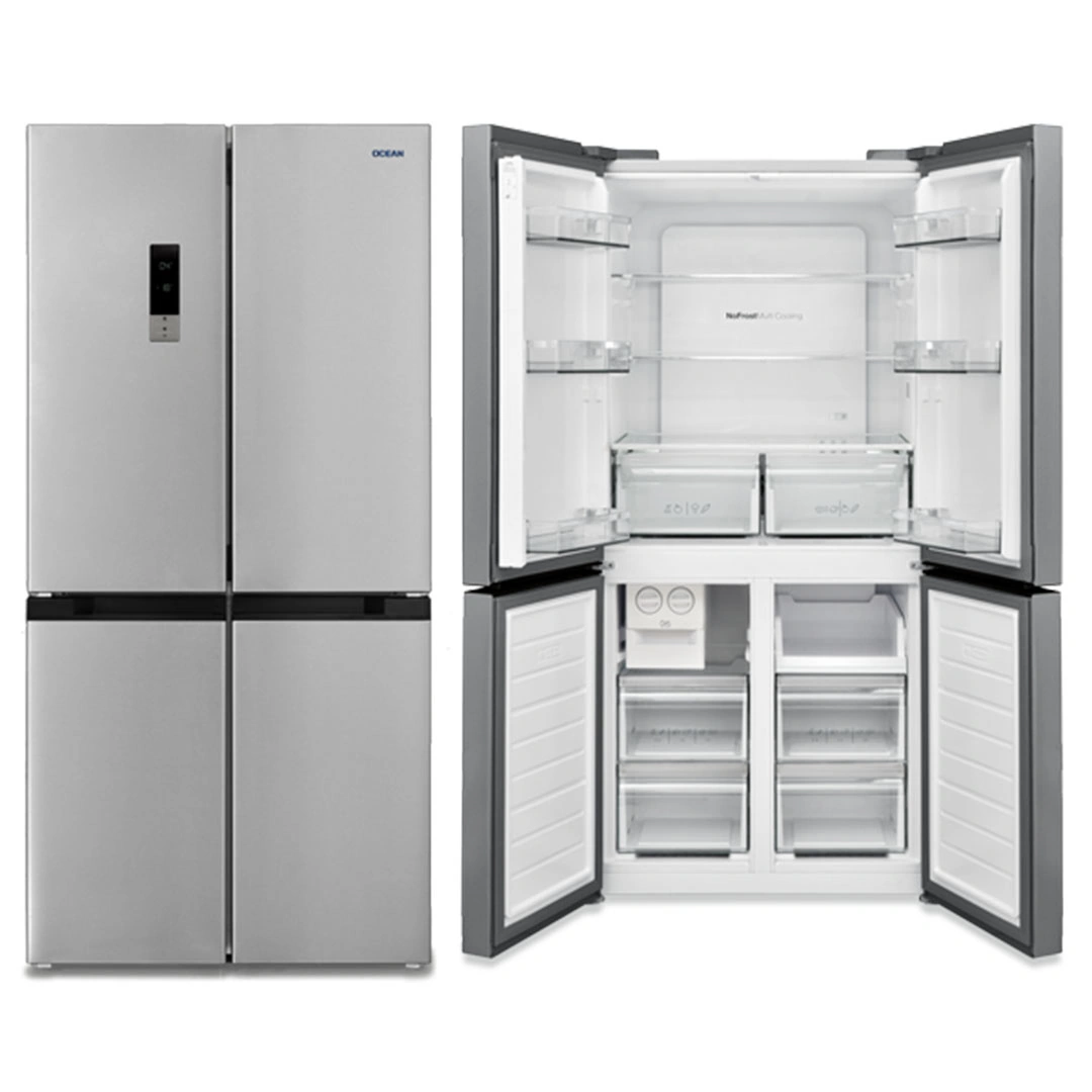 ثلاجة أوشن - 4 باب - 531 لتر - نوفروست - ديجيتال - استانلس - OMDV520TNFDXA