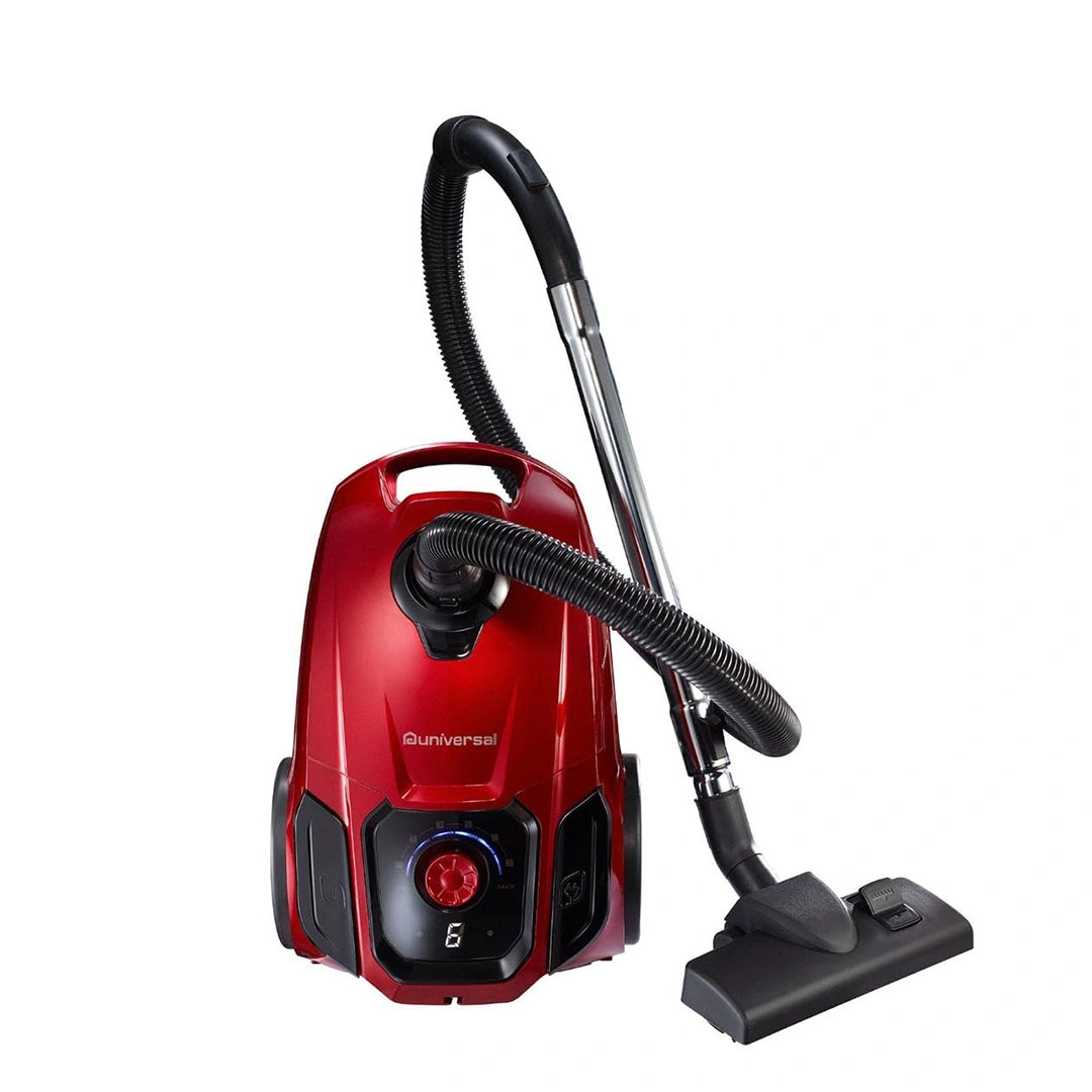 مكنسة كهربائية يونيفرسال - 2200 وات - تربو كلين - أحمر