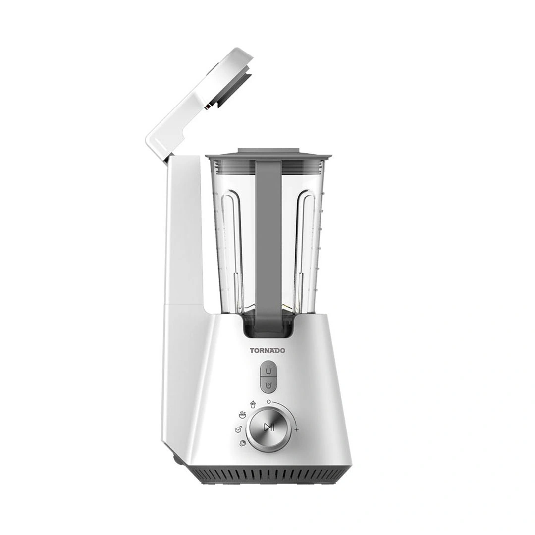 خلاط فاكيوم تورنيدو - 1000 وات - 1.5 لتر - دورق إضافي 0.6 لتر - أبيض - TVBL-1000LI