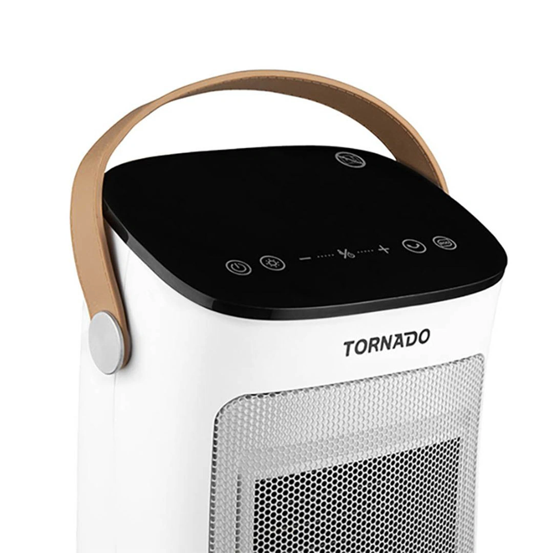 دفاية سيراميك تورنيدو - 2000 وات - 12 متر - أبيض - TPH-2000T