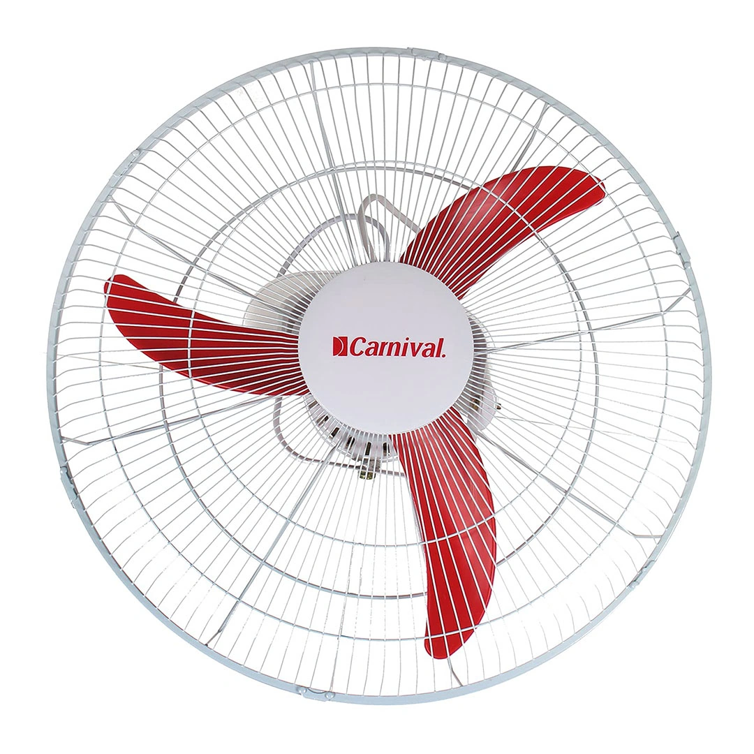 مروحة - كرنفال - كاريوكا - 18 بوصة - 3 منافذ - أبيض - 100 وات