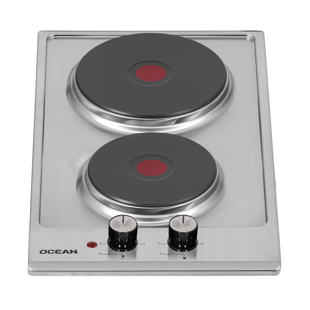 بوتاجاز كهربائي أوشين - 2 شعلات - 30 سم - استانلس - OEHF32I