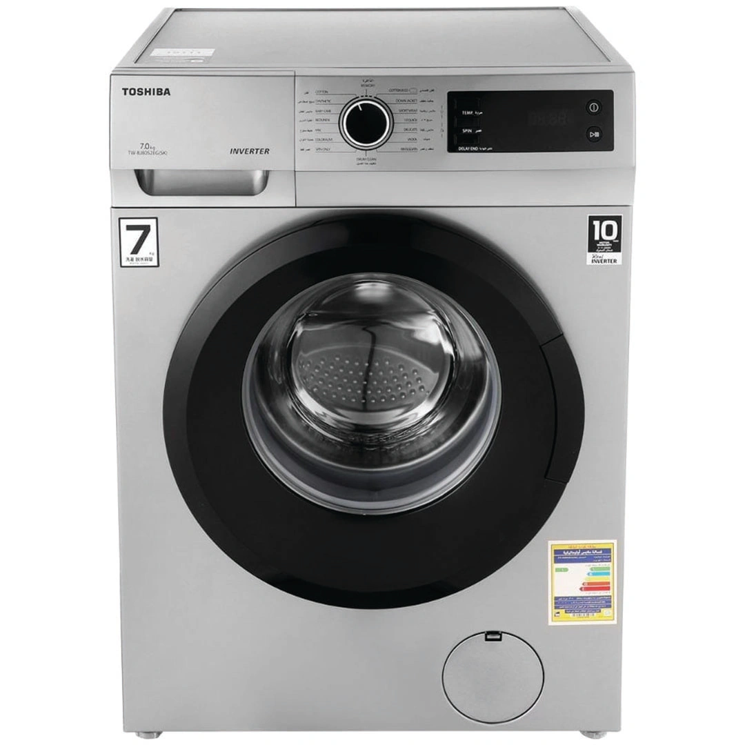 غسالة ملابس اوتوماتيك توشيبا - 7 كيلو - فضى - TW-BJ80S2EG(SK)