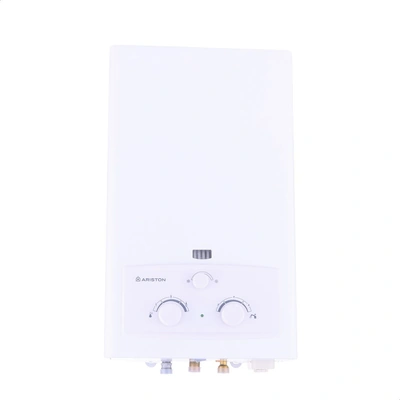 سخان مياه غاز اريستون - 10 لتر - ابيض - DGI 10L DF NG