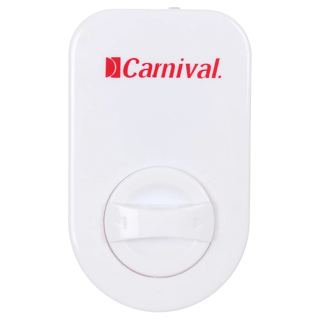 مروحة - كرنفال - كاريوكا - 18 بوصة - 3 منافذ - أبيض - 100 وات