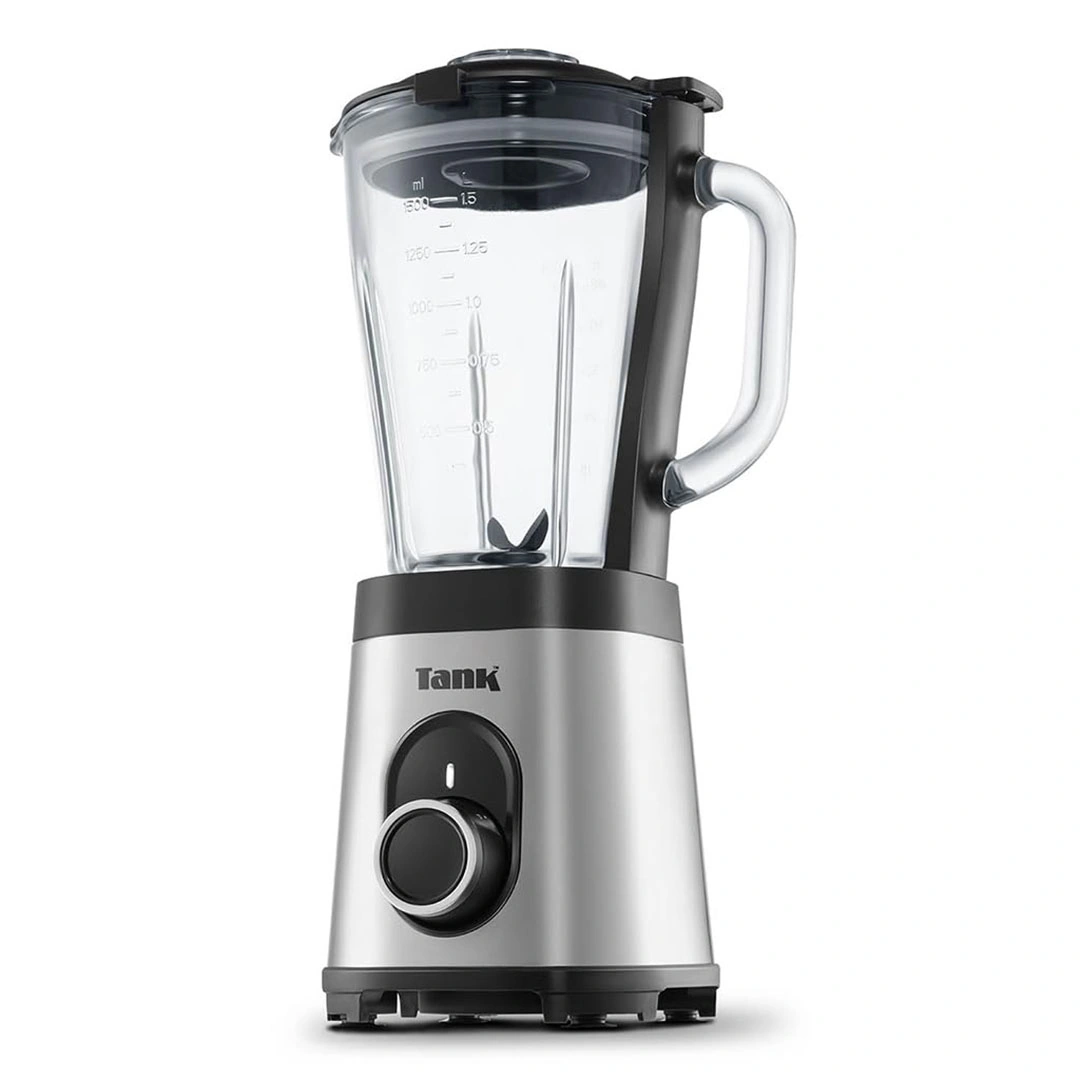 خلاط سوبر بليندر تانك - 1.5 لتر زجاج + مطحنة ستيل 500 مل + زجاجة بلاستيك 900 مل - 800 وات - YB-S62kGR