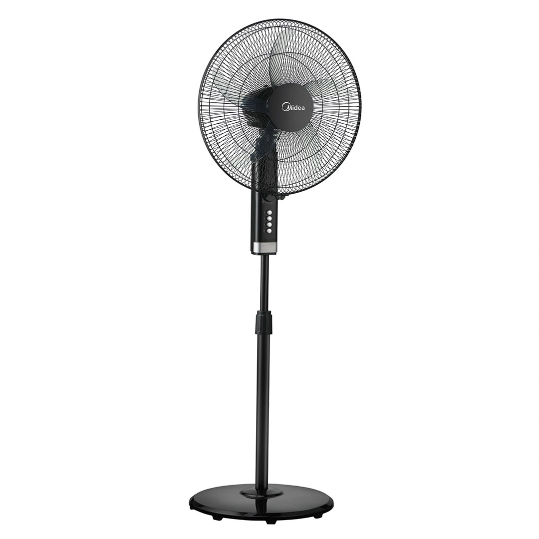 مروحة ستاند - ميديا - FS45-25MT-BK - 18 بوصة - محرك نحاسي - 75 وات - 5 ريش - أسود