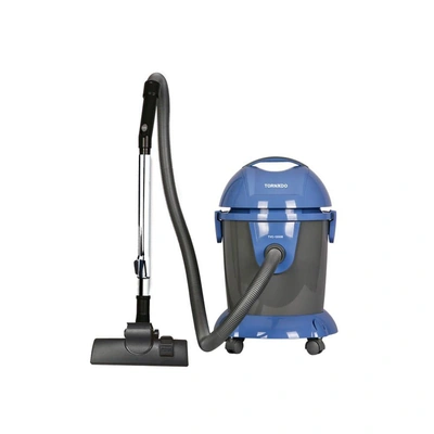 مكنسة كهربائية مع برميل - تورنيدو - 1200 وات - أررق - TVC-1200B