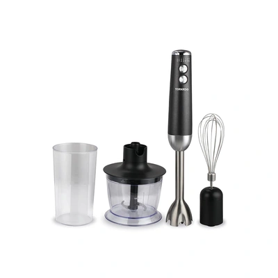 خلاط يدوي مع خفاقة - تورنيدو - HB-1200BST - 1200 وات - أسود