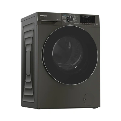 غسالة ملابس هيتاشي - 10 كجم - مجفف 6 كجم - انفرتر - رمادي - BD-D100YFVEM