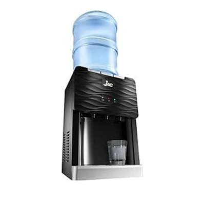 مبرد مياه مكتبي جاك - 3 حنفيات - بارد/ساخن/فاتر - فضي × أسود