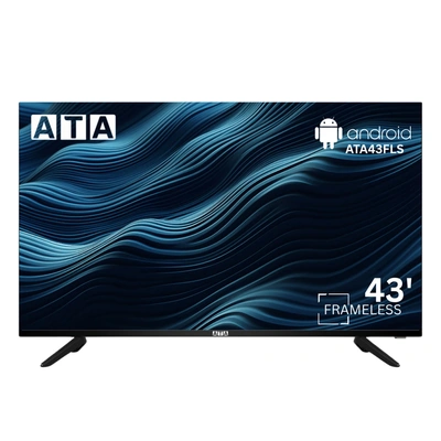 شاشة ايه تي ايه - سمارت ٤٣ بوصة - FHD - بدون اطار - أسود - ATA43FLS