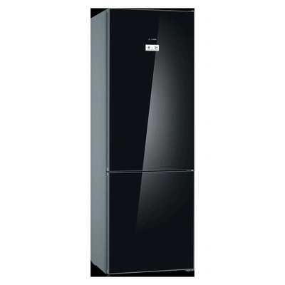 Bosch ثلاجة نوفروست - 435 لتر - 2 باب - أسود - KGN49LB30U