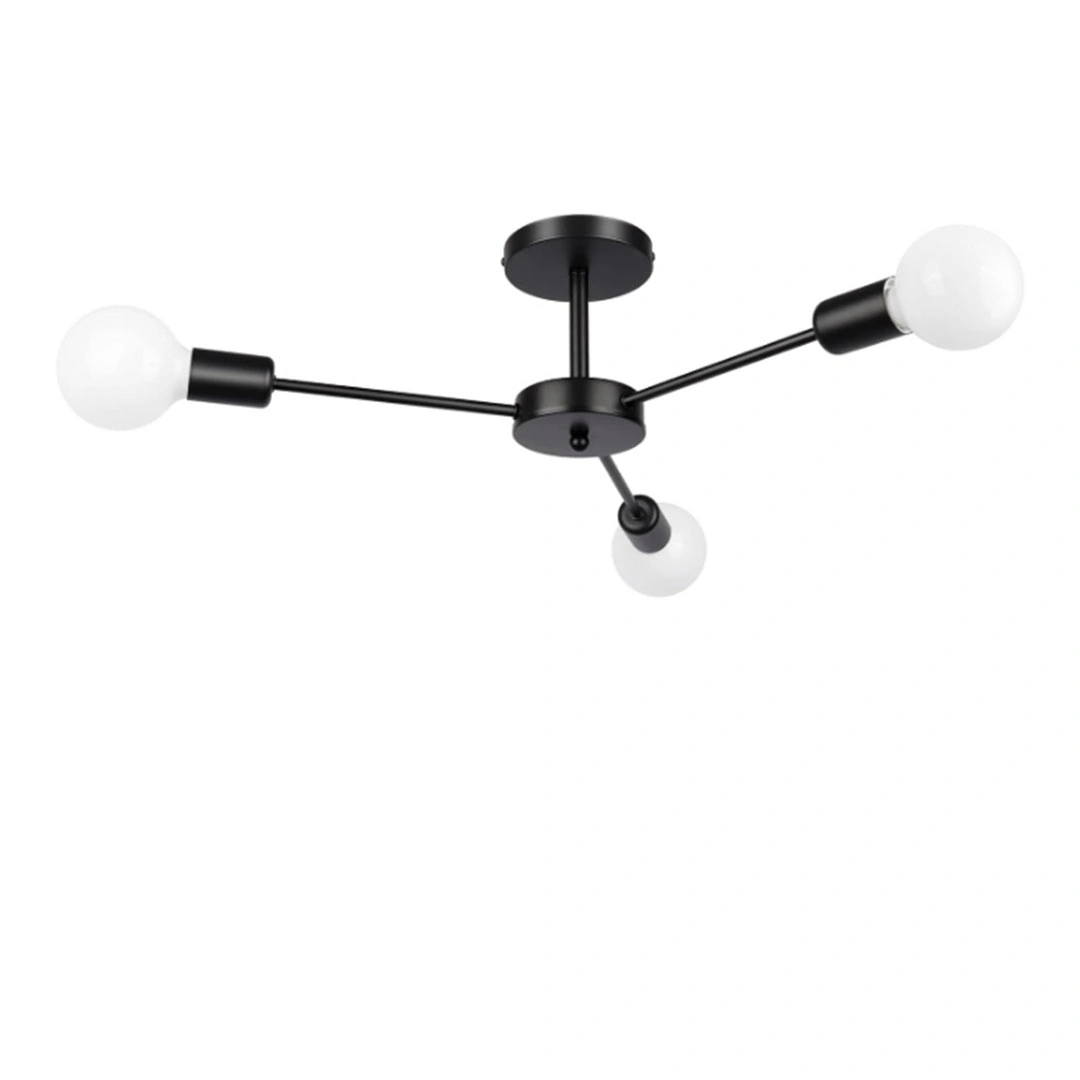 نجفة بيانو ثلاثية - أسود