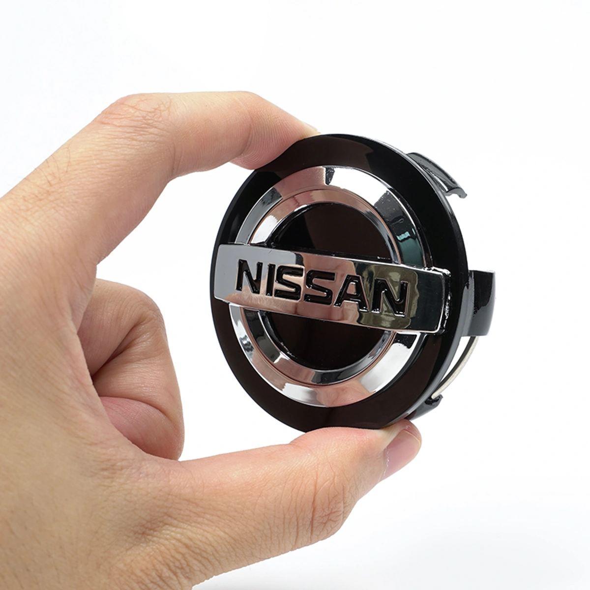 غطاء جنط نيسان كبس - 4 قطع - اسود