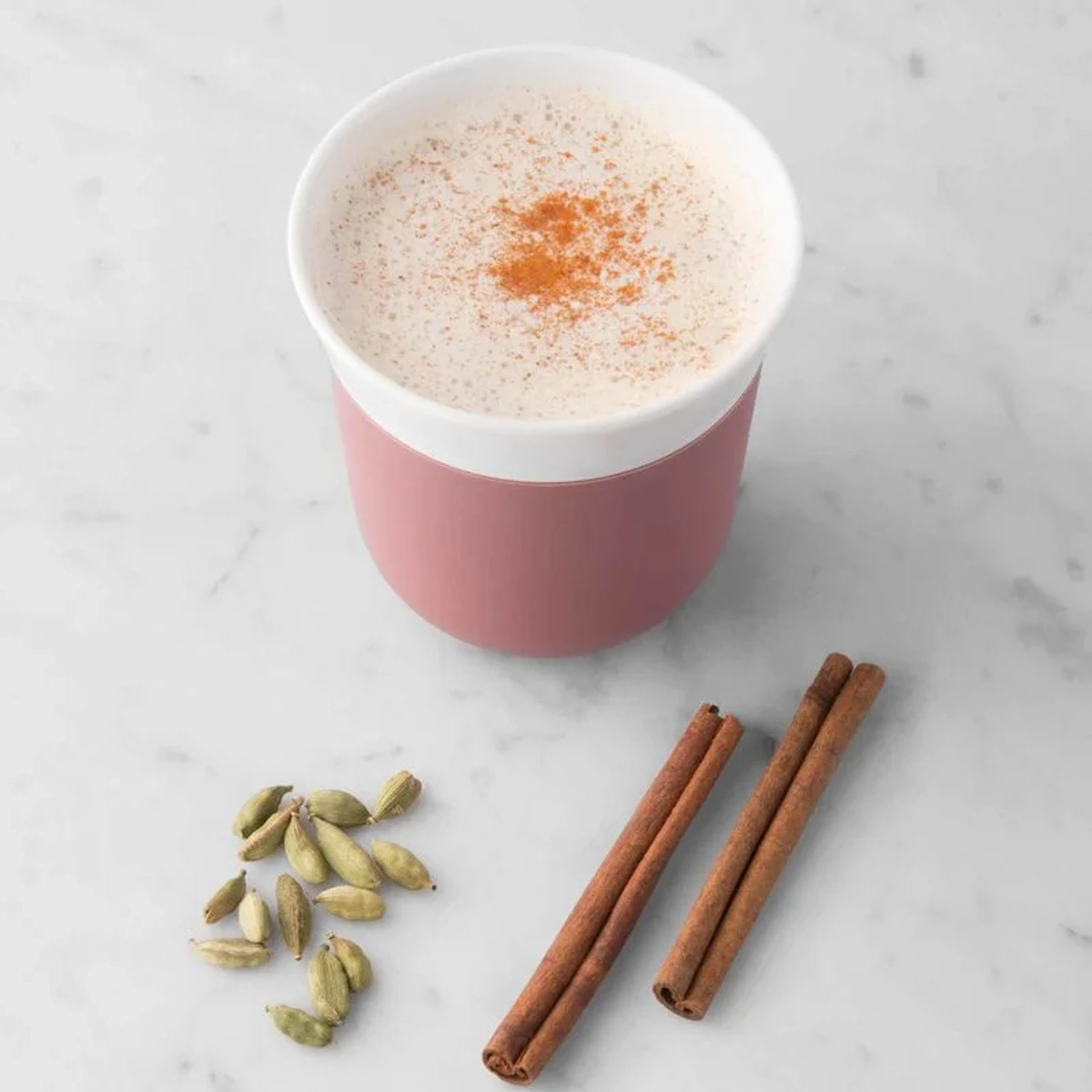 بيرغوف مج سفر بورسلين - 250 مل - وردي / أبيض