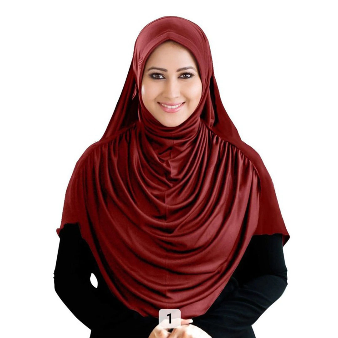 خمار حريمي قطن بخياطه علي الصدر - نبيتي