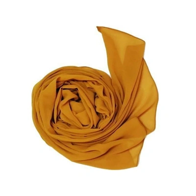طرحة شيفون كريب سادة - مسطردة
