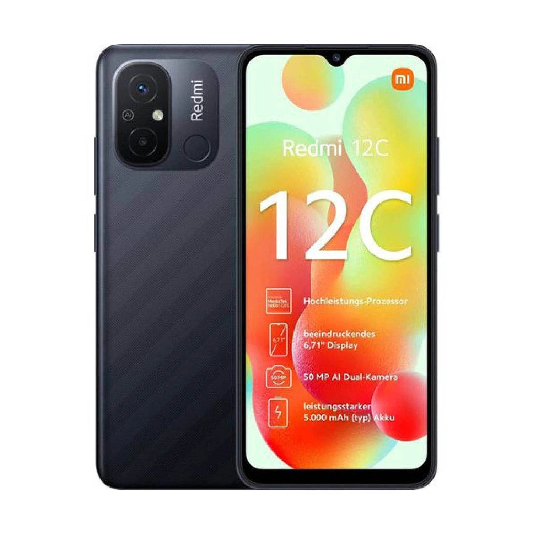 شاومي 12C ريدمي - 128/4 جيجا - شريحتين - 4G - رمادي - I042