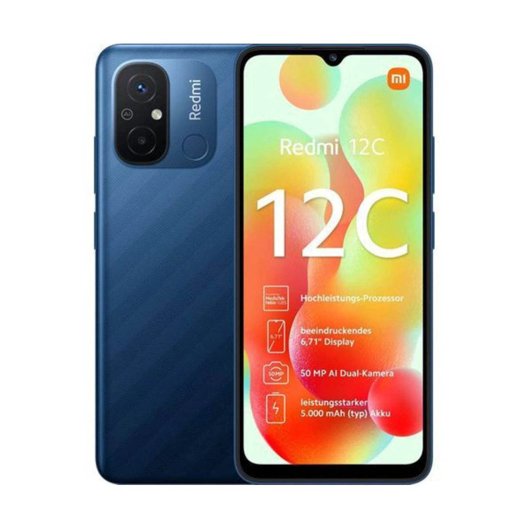شاومي 12C ريدمي - 128/4 جيجا - شريحتين - 4G - أزرق
