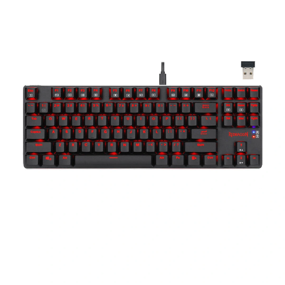 K590 كيبورد العاب سلكي ولا سلكي - أسود