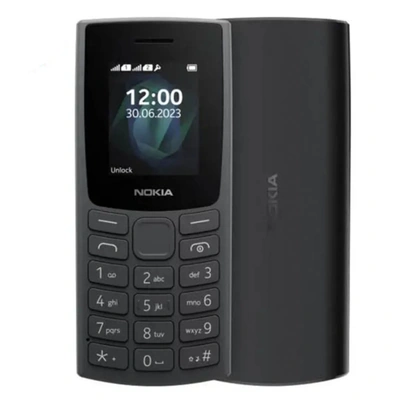 نوكيا 105 موبايل - شريحتين - 4G - أسود