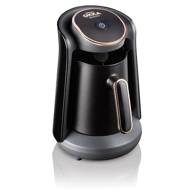 OK004-N ماكينة تحضيرالقهوة التركية - أسود/نحاسي