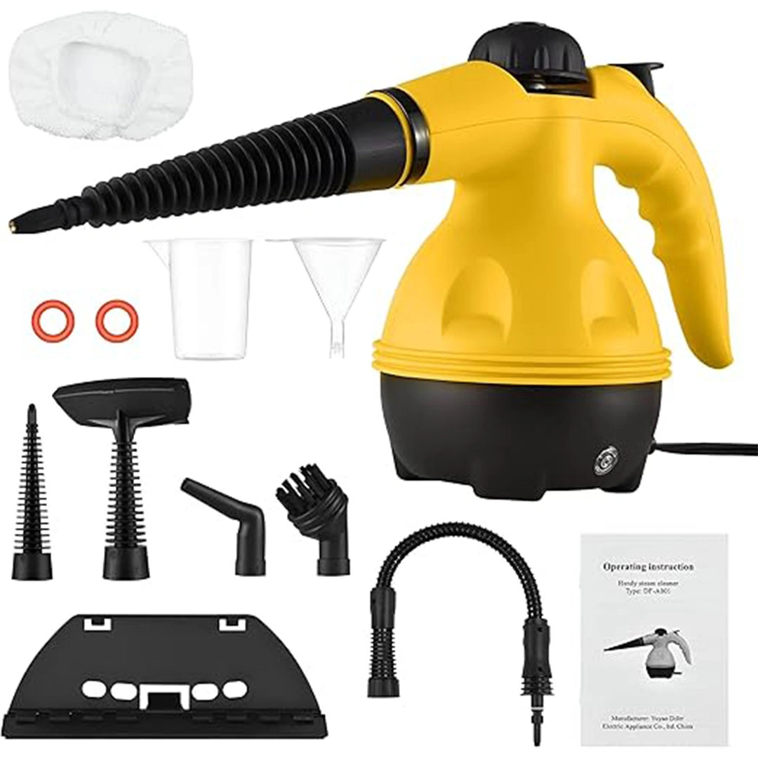 جهاز تعقيم بالبخار المنزلي - سعة لتر - أصفر