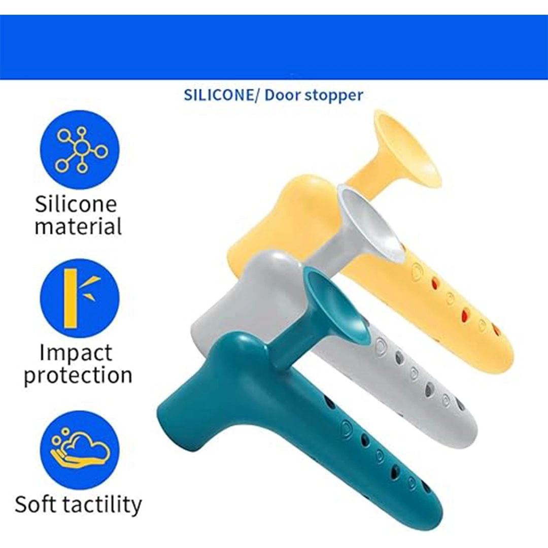 مجموعة اغطية مقابض ابواب من السيليكون - 3 قطع