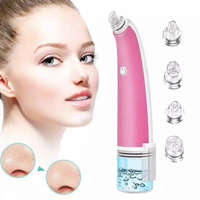 جهاز إزالة الشوائب والرؤوس السوداء عن طريق الشفط بالماء 3 رؤوس شفط قابلة للاستبدال