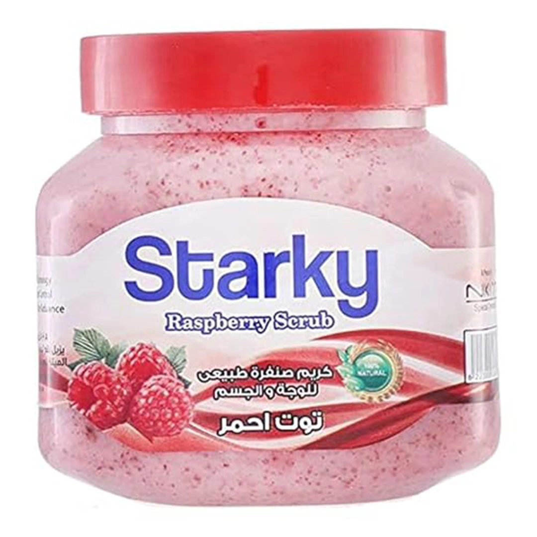 مقشر طبيعي للوجه والجسم بالتوت الأحمر من ستاركي - 300 مللي
