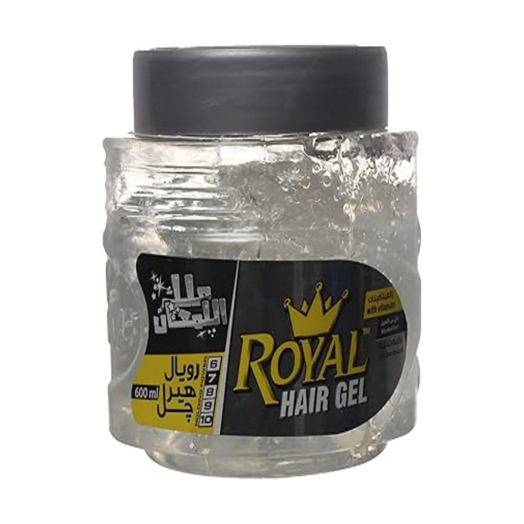 رويال هير جل لثبات ولمعان الشعر - 600 مل - شفاف