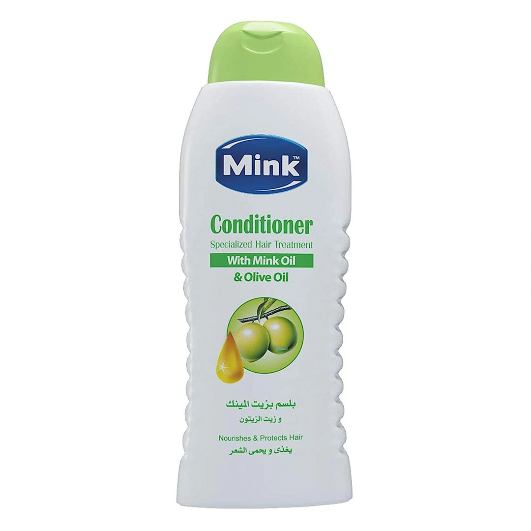 مينك بلسم بزيت المينك وزيت الزيتون للشعر - 800 مل