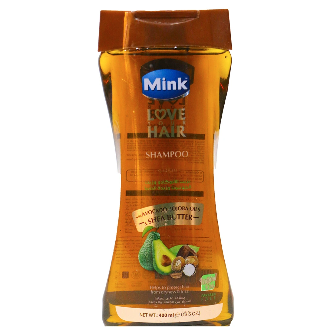 مينك شامبو باﻷفوكادو وزيت الجوجوبا وزبدة الشيا - 400 ملل
