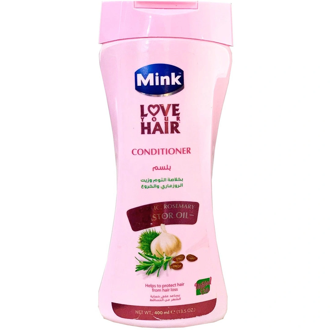 مينك بلسم بالثوم و الروزماري وزيت الخروع - 400 مل