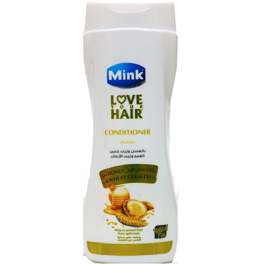 مينك بلسم بالعسل وزيت جنين القمح وزيت اﻷرجان - 400 مل